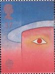 Europe in Space 37p Stamp (1991) Space looking at Man