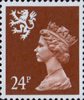 Regional Definitive - Scotland 24p Stamp (1991) Chestnut