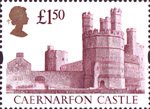 High Value Definitives £1.50 Stamp (1992) Caernarfon Castle