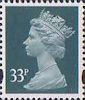 Definitives 33p Stamp (1993) grey-green