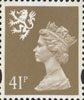 Regional Definitive - Scotland 41p Stamp (1993) Grey-Brown