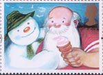 1st, Snowman (The Snowman) and Father Christmas (Father Christmas) from Greetings - Giving (1993)