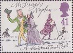 Christmas 1993 41p Stamp (1993) Mr Scrooge's Nephew