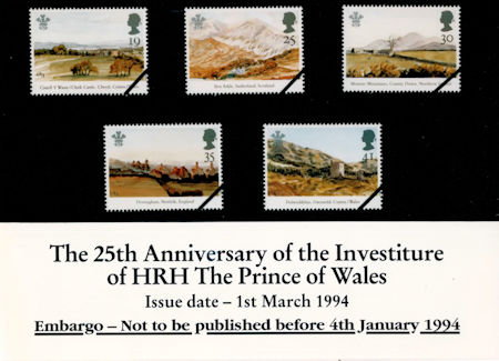 25th Anniversary of Investiture of the Prince of Wales (1994)