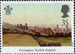 25th Anniversary of Investiture of the Prince of Wales 35p Stamp (1994) Deringham, Norfolk, England