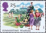 The Four Seasons. Summertime Events 25p Stamp (1994) All England Tennis Championships, Wimbledon