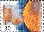 Europa. Medical Discoveries 30p Stamp (1994) Scanning Electron Microscopy