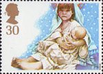 30p, Virgin and Child from Christmas 1994 (1994)