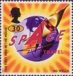 Science Fiction 30p Stamp (1995) The First Men in the Moon