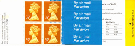 GB Booklets from Collect GB Stamps