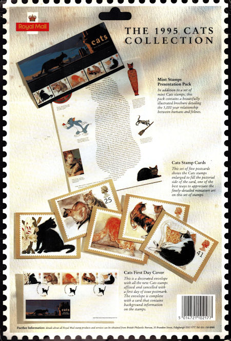 Reverse for The 1995 Cats Collection
