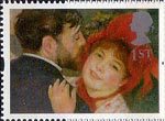 Greetings - Art 1st Stamp (1995) 'La Danse a la Campagne' (Renoir)