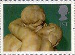 Greetings - Art 1st Stamp (1995) 'The Kiss' (Rodin)