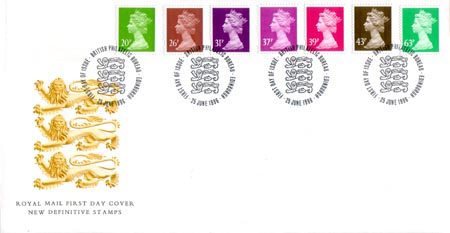 1996 Definitive First Day Cover from Collect GB Stamps