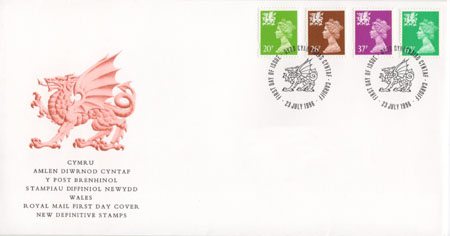 1996 Definitive First Day Cover from Collect GB Stamps