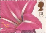 Greetings - Flowers 1st Stamp (1997) Hippeastrum rutilum (Pierre-Joseph Redoute)