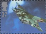 Architects of the Air 37p Stamp (1997) Ronald Bishop and De Havilland Mosquito B MkXVI