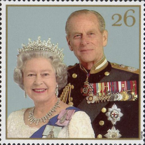 Unusual Queen & Prince Philip Golden Wedding Anniversary 1997 Tankard 