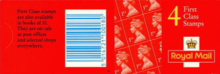 GB Booklets from Collect GB Stamps