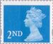 Self Adhesive Definitive 2nd Stamp (1997) Bright Blue