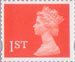 Self Adhesive Definitive 1st Stamp (1997) Bright Orange Red