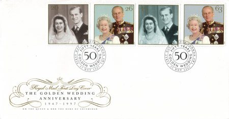  The Golden Wedding Anniversary 1947-1997 - (1997)  The Golden Wedding Anniversary 1947-1997. Her Majesty the Queen and His Royal Highness the Duke of Edinburgh.