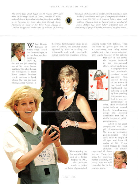 Diana, Princess of Wales Commemoration (1998) : Collect GB Stamps