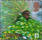 Carnival 63p Stamp (1998) Child in 'Tree' Costume