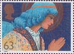 Christmas 1998 63p Stamp (1998) Angel praying