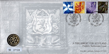 1999 Medal and Coin Covers from Collect GB Stamps