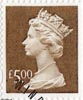 High Value Definitive £5 Stamp (1999) Brown