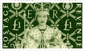 Her Majestys Stamps £1 Stamp (2000) Coronation