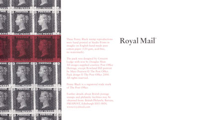 Reverse for Penny Black 1840 - 2000 Facsimile Pack