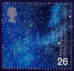 Millennium Projects (1st Series). 'Above and Beyond' 26p Stamp (2000) Night Sky (National Space Science Centre, Leicester)