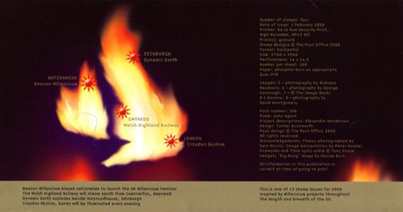 Millennium Projects (2nd Series). 'Fire and Light' (2000)