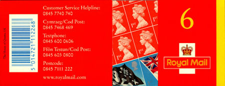 GB Booklets from Collect GB Stamps