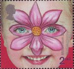 Hopes for the Future 2nd Stamp (2001) 'Flower' - Nurture Children