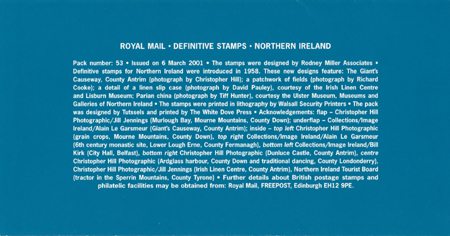 Regional Definitive - Northern Ireland 2001
