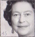 Golden Jubilee 45p Stamp (2002) Queen Elizabeth II, 1984 (Yousef Karsh)