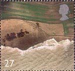 British Coastlines 27p Stamp (2002) Cliffs, Dover, Kent