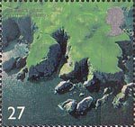 British Coastlines 27p Stamp (2002) St. Abb's Head, Scottish Borders