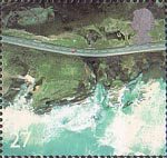 British Coastlines 27p Stamp (2002) Portrush, County Antrim