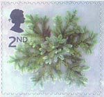 Christmas 2002 2nd Stamp (2002) Blue Spruce Star