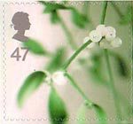 Christmas 2002 47p Stamp (2002) Mistletoe
