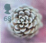 68p, Pine Cone from Christmas 2002 (2002)