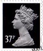 Definitive 37p Stamp (2002) Grey Black