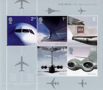 Airliners - (2002) 50th Anniversary of Passenger Jet Aviation. Airliners