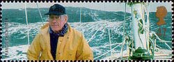 Extreme Endeavours 47p Stamp (2003) Francis Chichester (yachtsman) and Gipsy Moth IV
