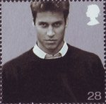21st Birthday of Prince William of Wales 28p Stamp (2003) Prince William in September 2001 (Brendan Beirne)