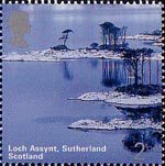 Scotland. A British Journey  2nd Stamp (2003) Loch Assynt, Sutherland